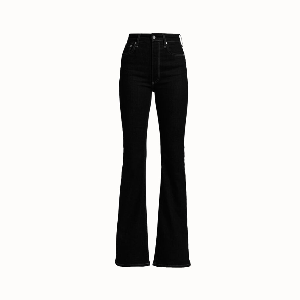 Flared women's jeans Black — фото 1